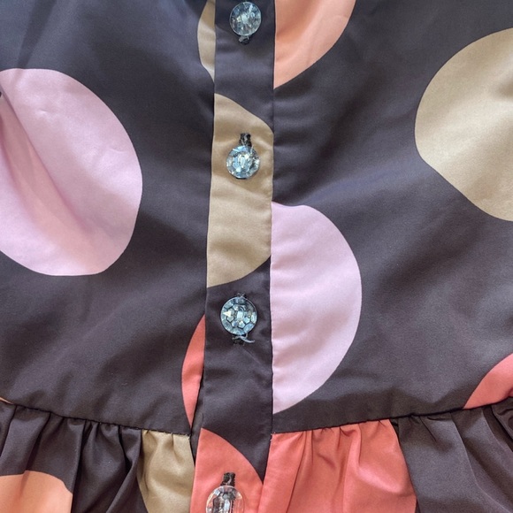 Very cute polkadotted, lined party dress. Girls size 3 year - Picture 6 of 8